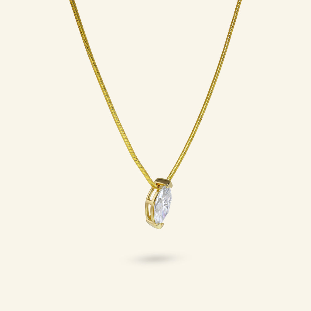 Solea Marquise Pendant by Arvion Jewelry