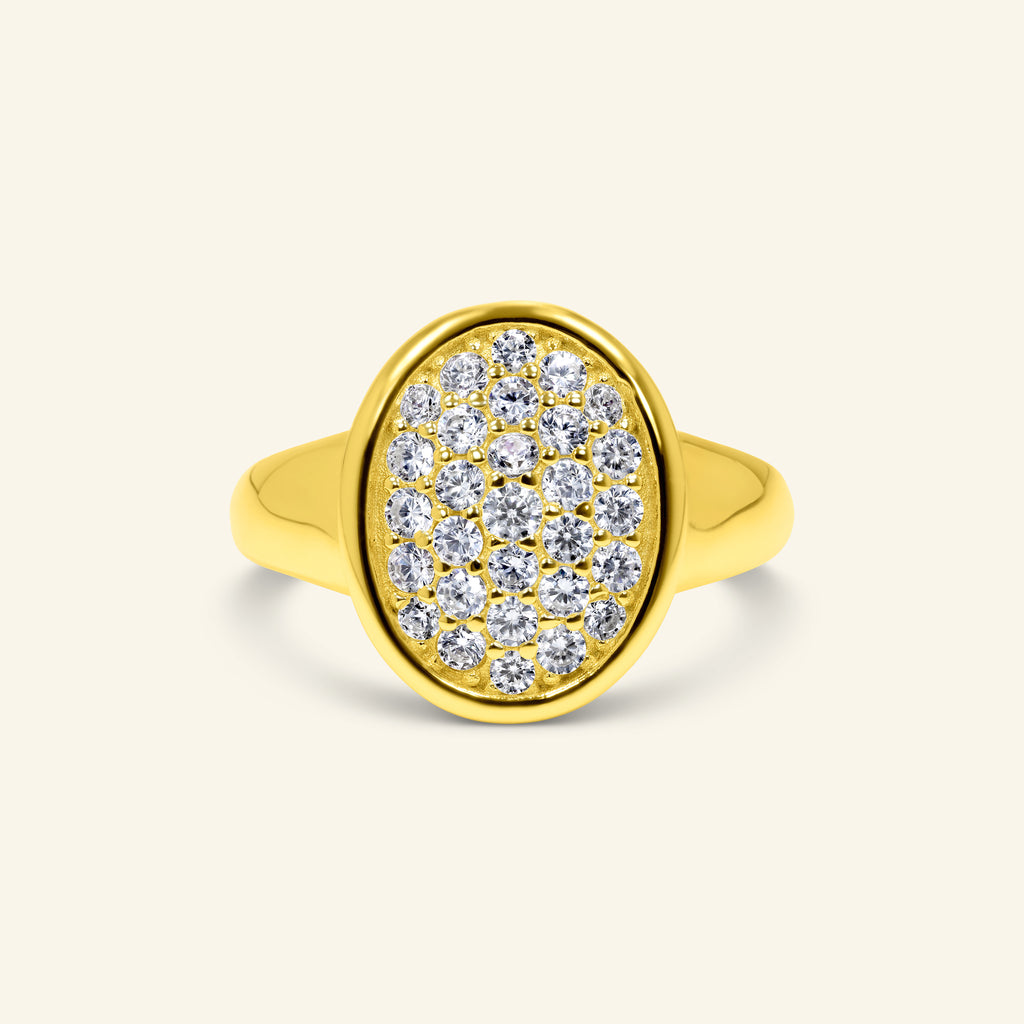 Bailey Oval Cluster Ring by Arvion Jewelry of Los Angeles