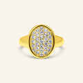 Bailey Oval Cluster Ring by Arvion Jewelry of Los Angeles