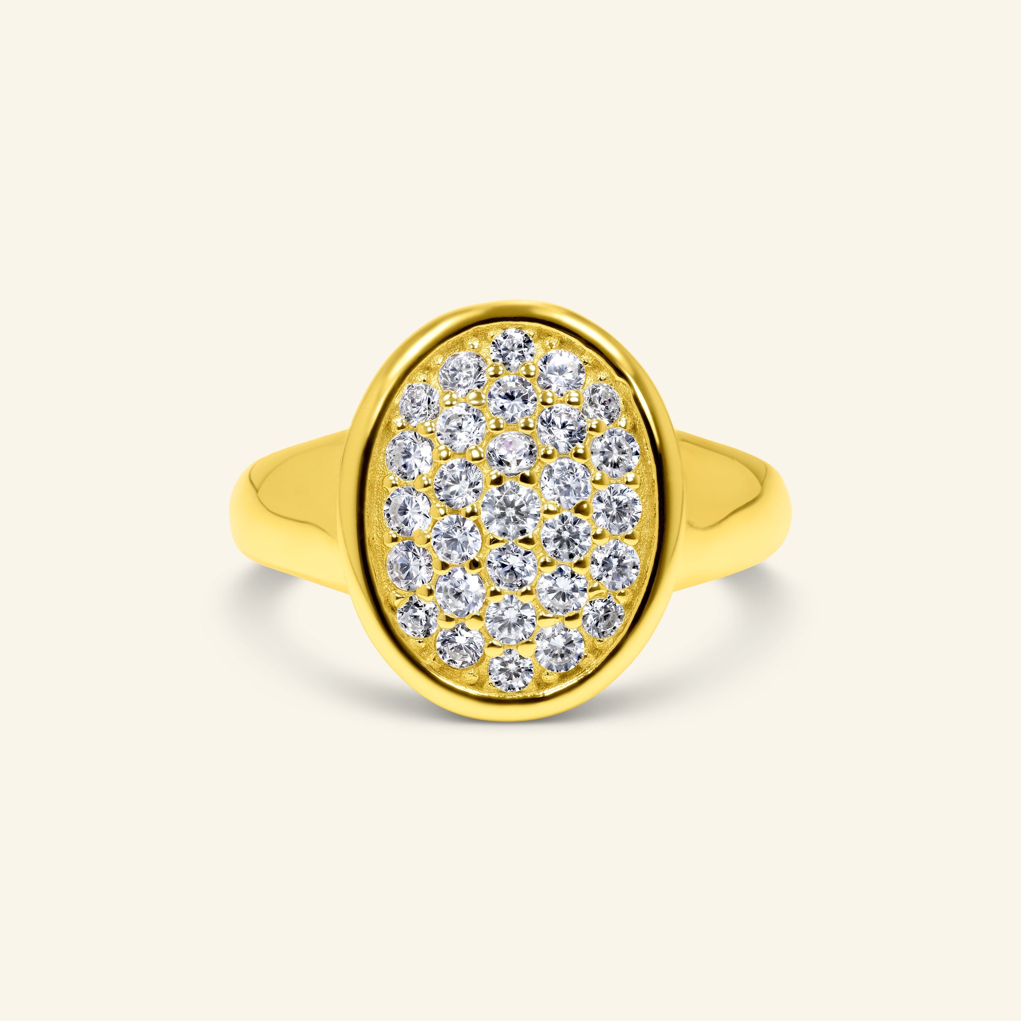 Bailey Oval Cluster Ring by Arvion Jewelry of Los Angeles