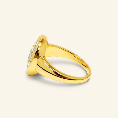 Bailey Oval Cluster Ring by Arvion Jewelry of Los Angeles