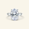 Siena Oval Ring three-stone ring by Arvion Jewelry of Los Angeles