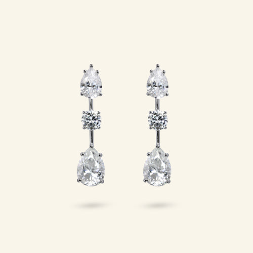 Adriana Trio Drop Earrings by Arvion Jewelry
