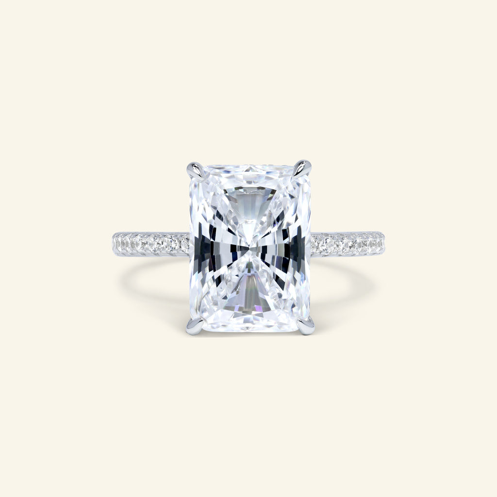 Nora Radiant Hidden Halo Ring by Arvion Jewelry