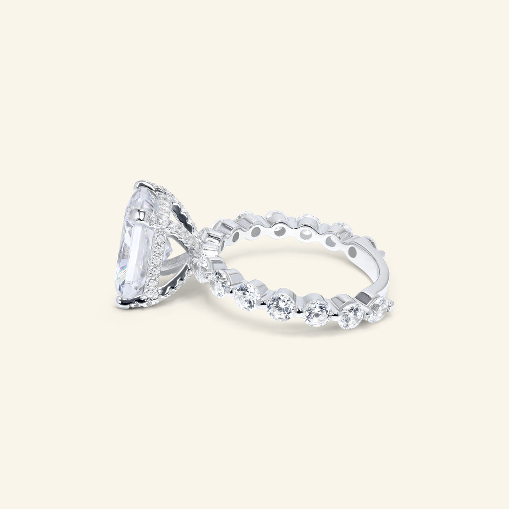 Nicole Radiant Hidden Halo Ringby Arvion Jewelry