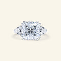 Giana Radiant Three-stone Ring by Arvion Jewelry