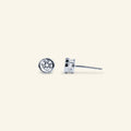 Gigi Bezel Stud Earrings by Arvion Jewelry