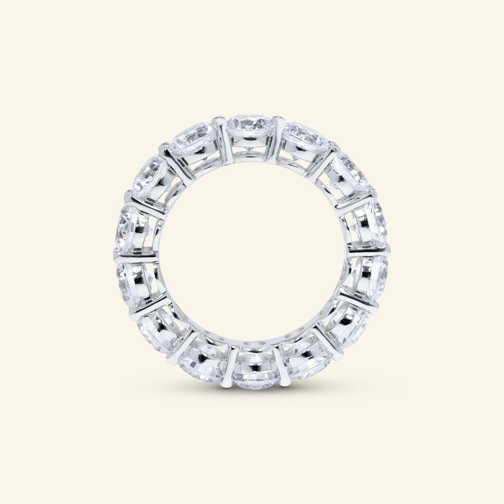 Olivia Round Eternity Ring by Arvion Jewelry