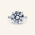 Aviana Round Three-stone Ring by Arvion Jewelry
