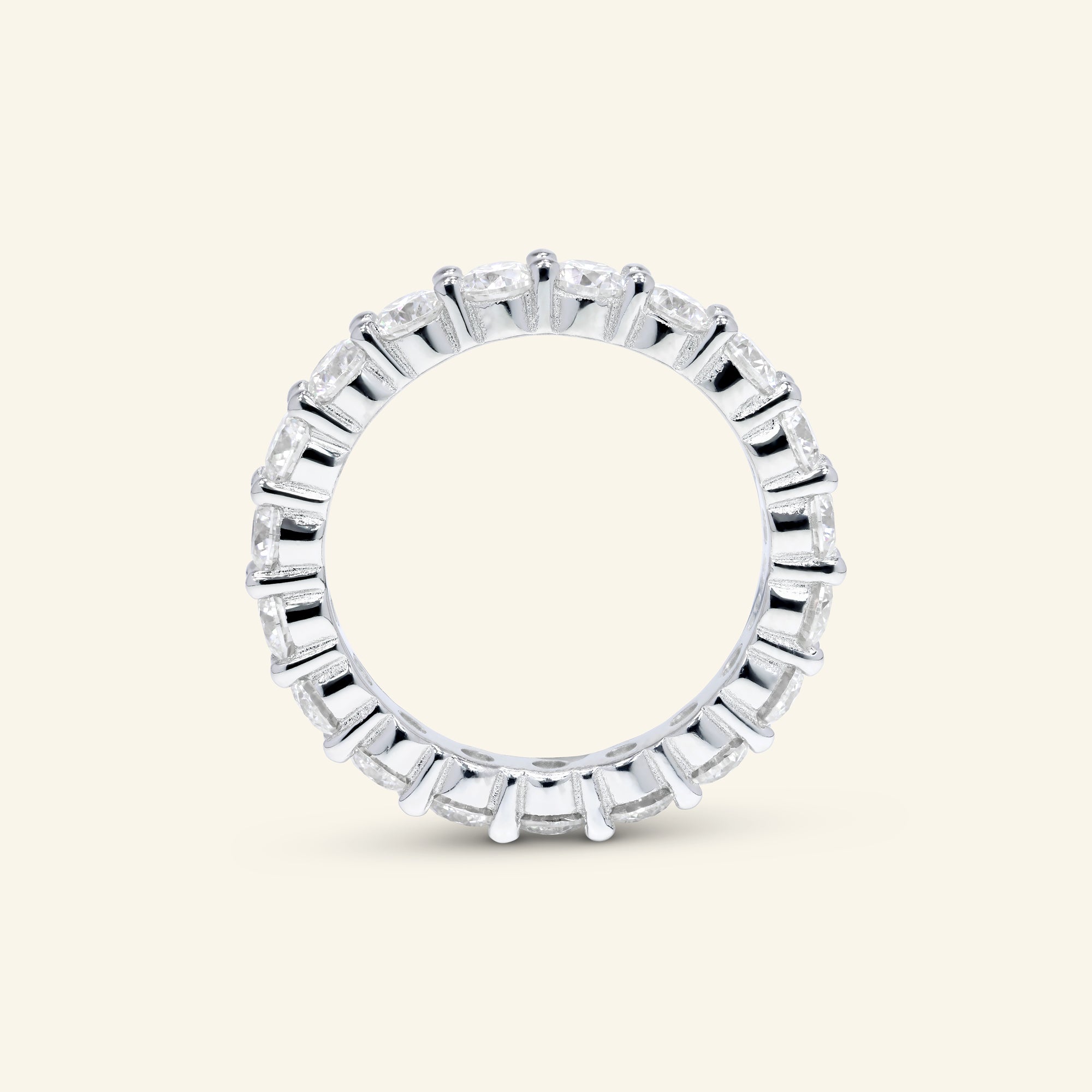 Bella Round Eternity Ring by Arvion Jewelry