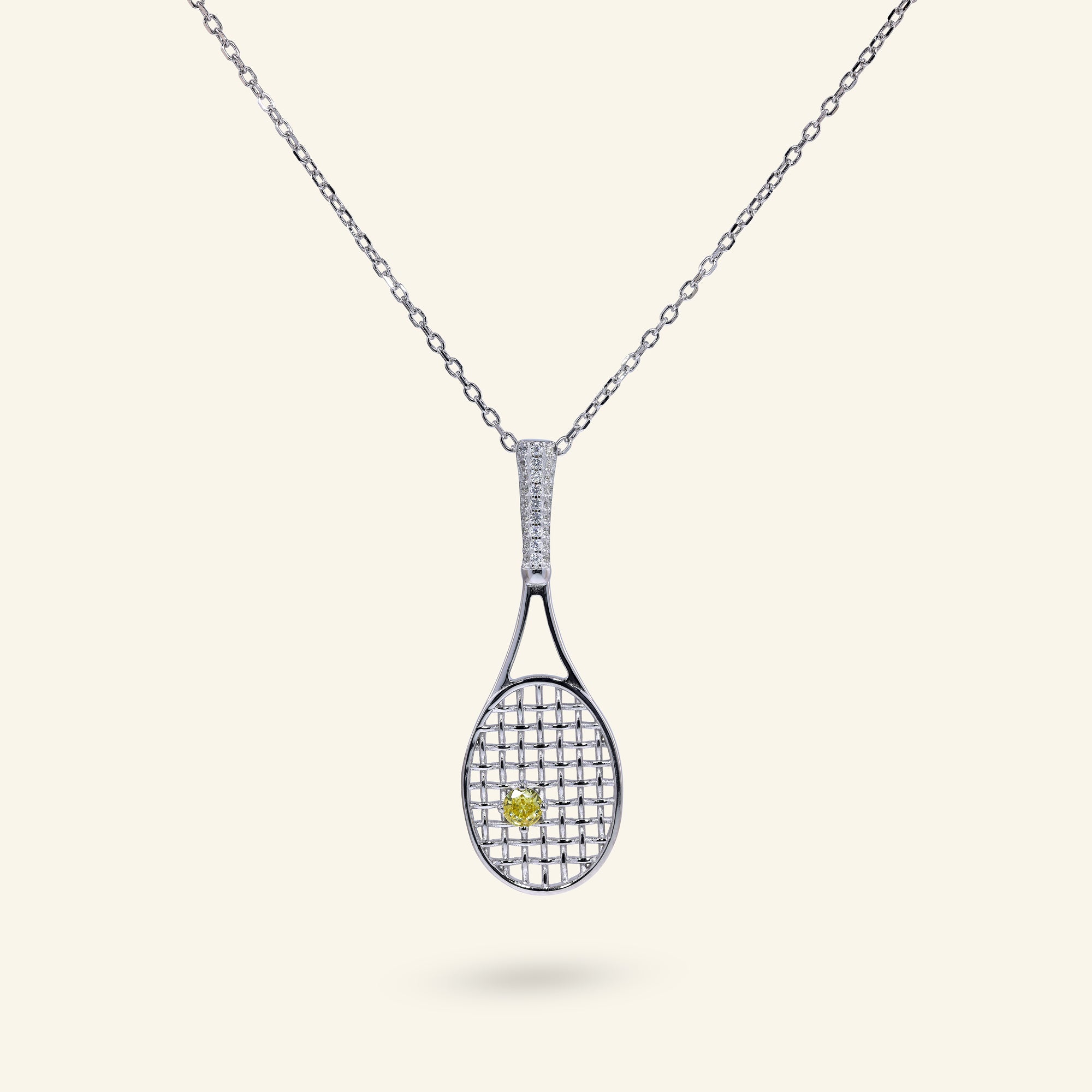 Akira Tennis Pendant Necklace by Arvion Jewelry