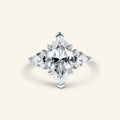 Maristelle marquise three stone ring by Arvion Jewelry