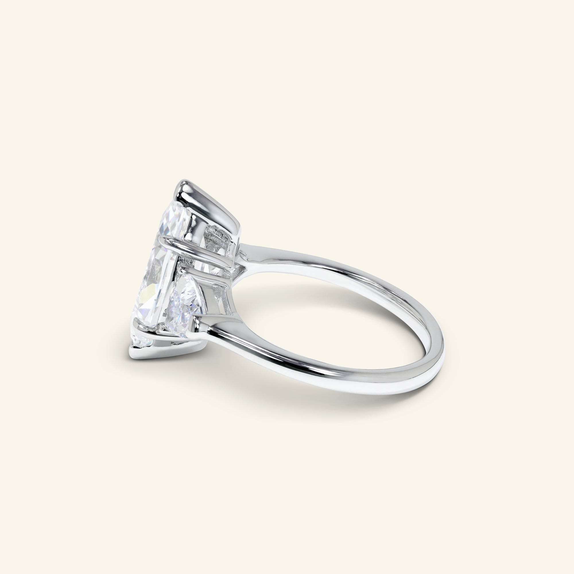 Maristelle marquise three stone ring by Arvion Jewelry